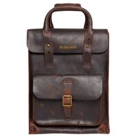 Dr Martens Backpack Waxed Full Grain Leather Bag - Chestnut Brown