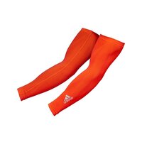 Adidas Compression Arm Sleeves Cover Basketball Sports Elbow Support S/M - Red