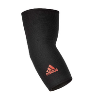 Adidas Elbow Support Compression Sleeve Joint Support Brace - Black/Red
