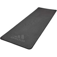 Adidas Professional Yoga Mat Exercise Training Floor Gym Fitness Judo Pilates - Black