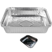 240x ALUMINIUM FOIL Trays Large Tray BBQ Roasting Disposable Takeaway Container