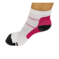 AXIGN Medical Compression Running Socks - Pink/White