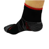 AXIGN Medical Compression Running Socks - Red/Black