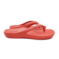 Archline Orthotic Foam Thongs Arch Support Flip Flops Orthopedic Rebound - Red