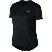 Nike Womens Miler Top Short Sleeve Running T-Shirt - Black