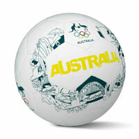 Summit Soccer Ball Football AOC Australian Olympics Iconic Game Size 5