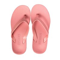 ARCHLINE Orthotic Thongs Arch Support Shoes Medical Footwear Flip Flops - Coral Pink	