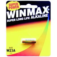 W23A Alkaline Batteries Super Long Life 12V Battery - 1 Pack