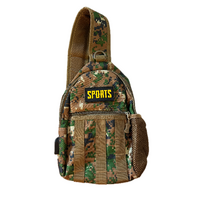 Tactical Camo Crossbody Bag Chest Shoulder Sling Backpack Army Camouflage