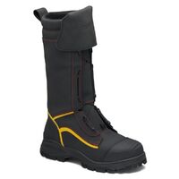 Blundstone 980 Mining Safety Tall Steel Cap Boots Waterproof Shoes - Black - US 11 (AUS/UK 10)