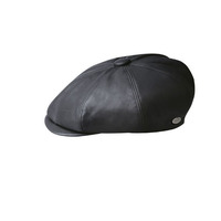 BAILEY 100% Leather Noclin Ivy Cap BLACK 25100 boy Driving Classic Hat Driver
