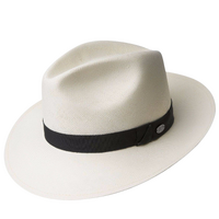 BAILEY Blackburn Lite Shantung Straw Hat MADE IN USA Trilby Fedora 63117