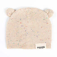 Ponchik Babies + Kids Bear Knitted Beanie Hat - Carmel