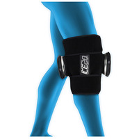 ICE 20 Double Knee Strap Compression Therapy Wrap Cold Pain Relief