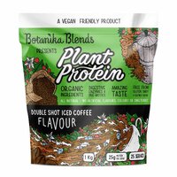 1kg BOTANIKA BLENDS Organic Plant Protein Vegan Friendly - Double Shot Iced Coffee