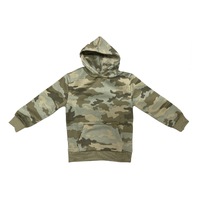 Code Zero Boys Hoodie Jumper Winter Warm Fleece - Camouflage Camo