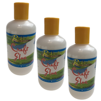 3x 250ml CRAFT GLUE Clear Water Based Non-Toxic Acid Free Radical Paint BULK