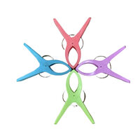 4x JUMBO PLASTIC CLOTHES PEGS Laundry Clips Washing Line Clothespin Fastener