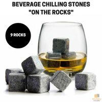 9x Cubes Beverage Chilling Stones Whiskey On The Rocks Soapstone Cooler
