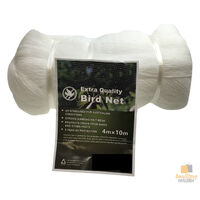 10m x 4m ANTI BIRD NET Pest Netting Knitted White Mesh Commercial Plant Fruit
