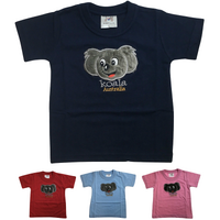 Kids KOALA AUSTRALIA T Shirt Tee Souvenir Gift Childrens Child 100% Cotton Top
