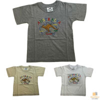 Kids AUSTRALIA Roo T Shirt Tee Souvenir Gift Children's Child 100% Cotton Top