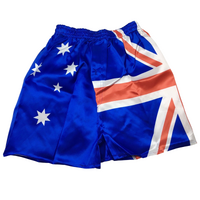 AUSTRALIA FLAG BOARD SHORTS Underwear Undies Souvenir Polyester One Size