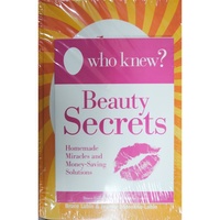 WHO K? Beauty Secrets Set Containing 3 Books
