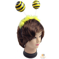 BUMBLE BEE HEADBAND Headdress Yellow Bird Costume Accessory Bumble Head Band