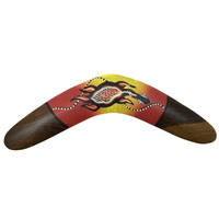 37cm BOOMERANG Aboriginal Art Australian Souvenir Wood Artwork Gift MEDIUM