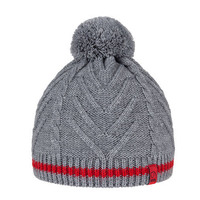 BRBL Dolomiti Merino Wool Blend Pull On BEANIE Warm Winter Hat Knitted Pom Pom