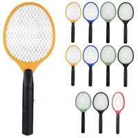 12x BUG ZAPPER RACKET Fly Mosquito Pest Swatter Net Racquet Electric Insect Killer
