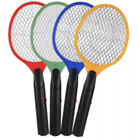 4x BUG ZAPPER RACKET Fly Mosquito Pest Swatter Net Racquet Electric Insect Killer