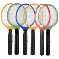 6x BUG ZAPPER RACKET Fly Mosquito Pest Swatter Net Racquet Electric Insect Killer