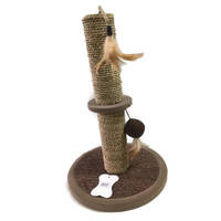 CAT SCRATCHING POST Gym Tree House Furniture Scratcher Toy Kitten Pole 6452