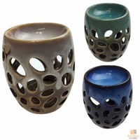Ceramic Round Oil Burner with Modern Design for Aromatherapy Oil & Wax Melts