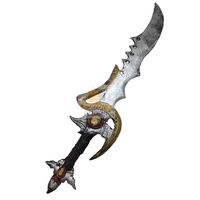 90cm Deluxe DRAGON SWORD Halloween Prop Barbarian Weapon Warrior Spartan 