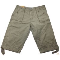 Mens 3/4 CARGO SHORTS 100% COTTON Army Military Combat Quality Summer
