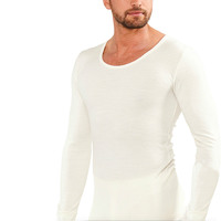 Men's THERMAL Long Sleeve Top Merino Wool Blend Underwear AUS MADE Thermals Warm