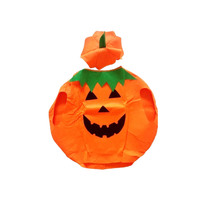 SMALL ADULT PUMPKIN COSTUME Halloween Unisex Fancy Dress Up Party Orange Vegetable