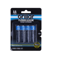 2x 4 Pack LR6 AA Platinum Alkaline Batteries Long Lasting Power Home Office