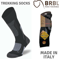 BRBL Grizzly Trekking Socks Wool Blend Thermal Hiking Camping Anti-Blister Trail