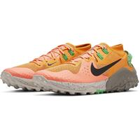 Nike Mens Wildhorse 6 Trail Running Shoes Sneakers Runners - Kumquat/Green