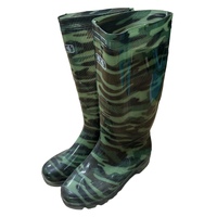 Generic Work Gum Boots Rubber Waterproof Rain Shoes Classic Unisex Gumboots - Camo