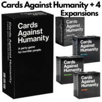 5x Set Cards Against Humanity Set + 4 Expansions Absurd Blue Green Red Box Game