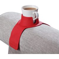 Couch Coaster The Ultimate Drink Holder for Your Sofa Lounger Couch - Red