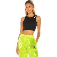 Nike Women's AeroSwift Running Sports Bra Gym Yoga Fitness Workout Crop Top - Black