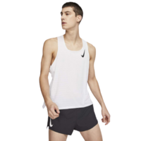 Nike AeroSwift Men's Running Vest Tank Top -White/Black