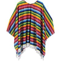 MEXICAN PONCHO Spanish Costume Wild West Cowboy Party Bandit Fancy Dress Fiesta