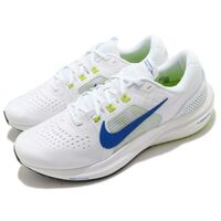 Nike Men's Air Zoom Vomero 15 - White Racer Running Gym Shoes -  Blue Black